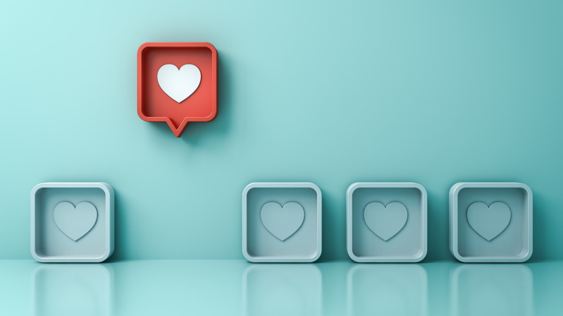 Social Media Love Heart